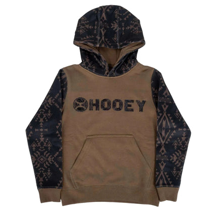 Sudadera Hooey Legendary Shitake Brown con Capucha para Jóvenes Niños HH1333BRAZ