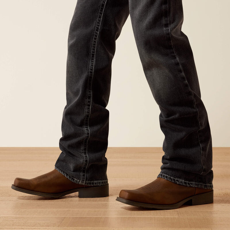 ARIAT MEN M4 RELAXED BOOTCUT BLACK WASH RAMIRO 10079035