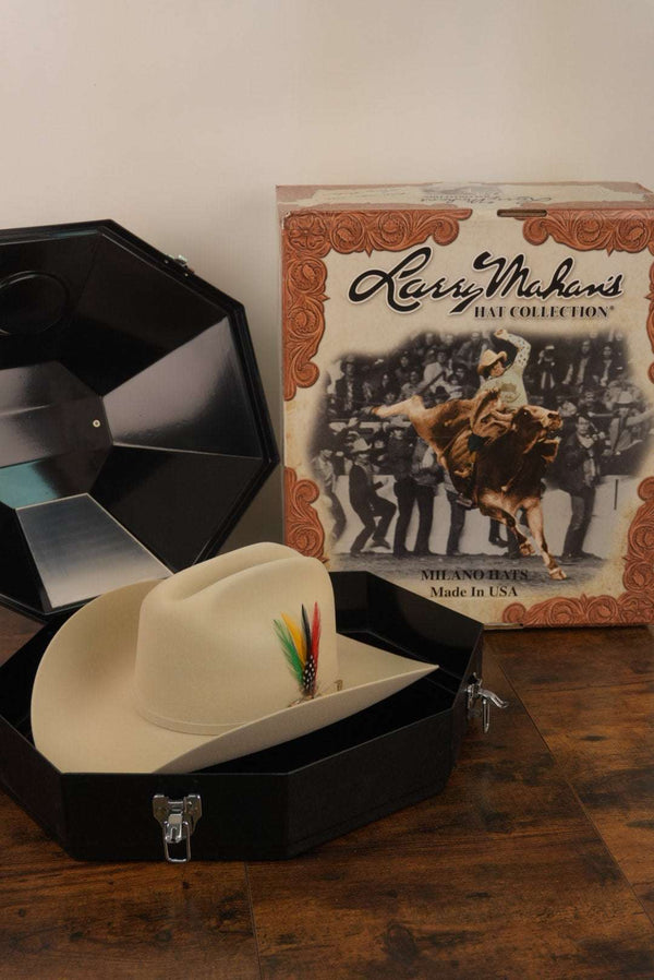 100X SOMBRERO VAQUERO INDEPENDENCIA DE LARRY MAHAN NEGRO