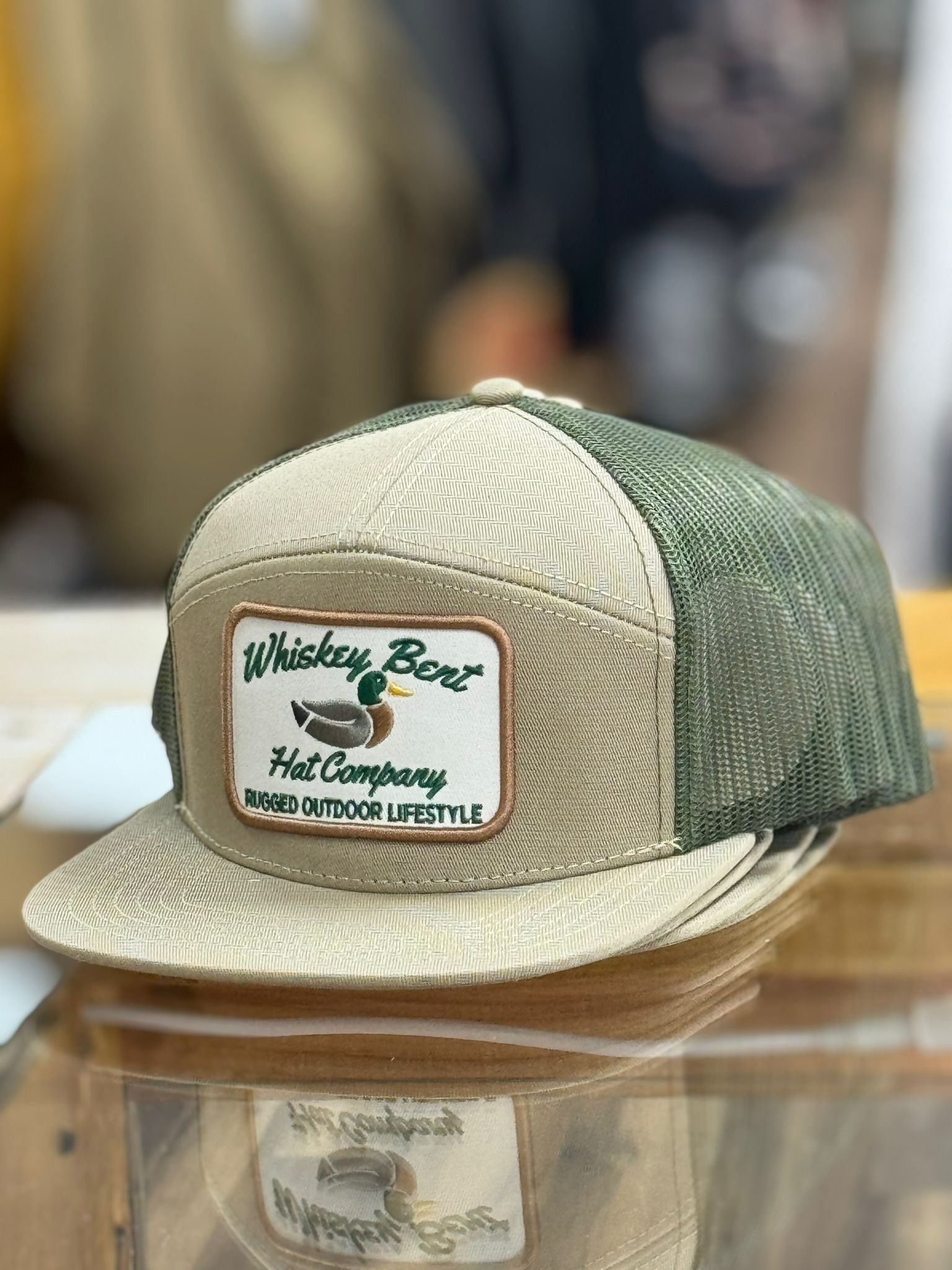 WHISKEY BENT HAT CO. KAKHI DUCK PATCH CAP