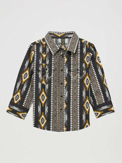 CAMISA DE MANGA LARGA WRANGLER BODY NEGRA 112374315