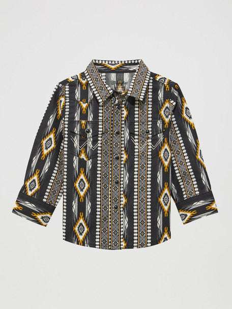 CAMISA DE MANGA LARGA WRANGLER BODY NEGRA 112374315
