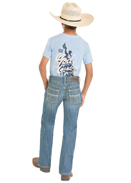 ROCK&ROLL MEDIUM VINTAGE BB GUN LADDER STITCH BOYS BB0BD08577