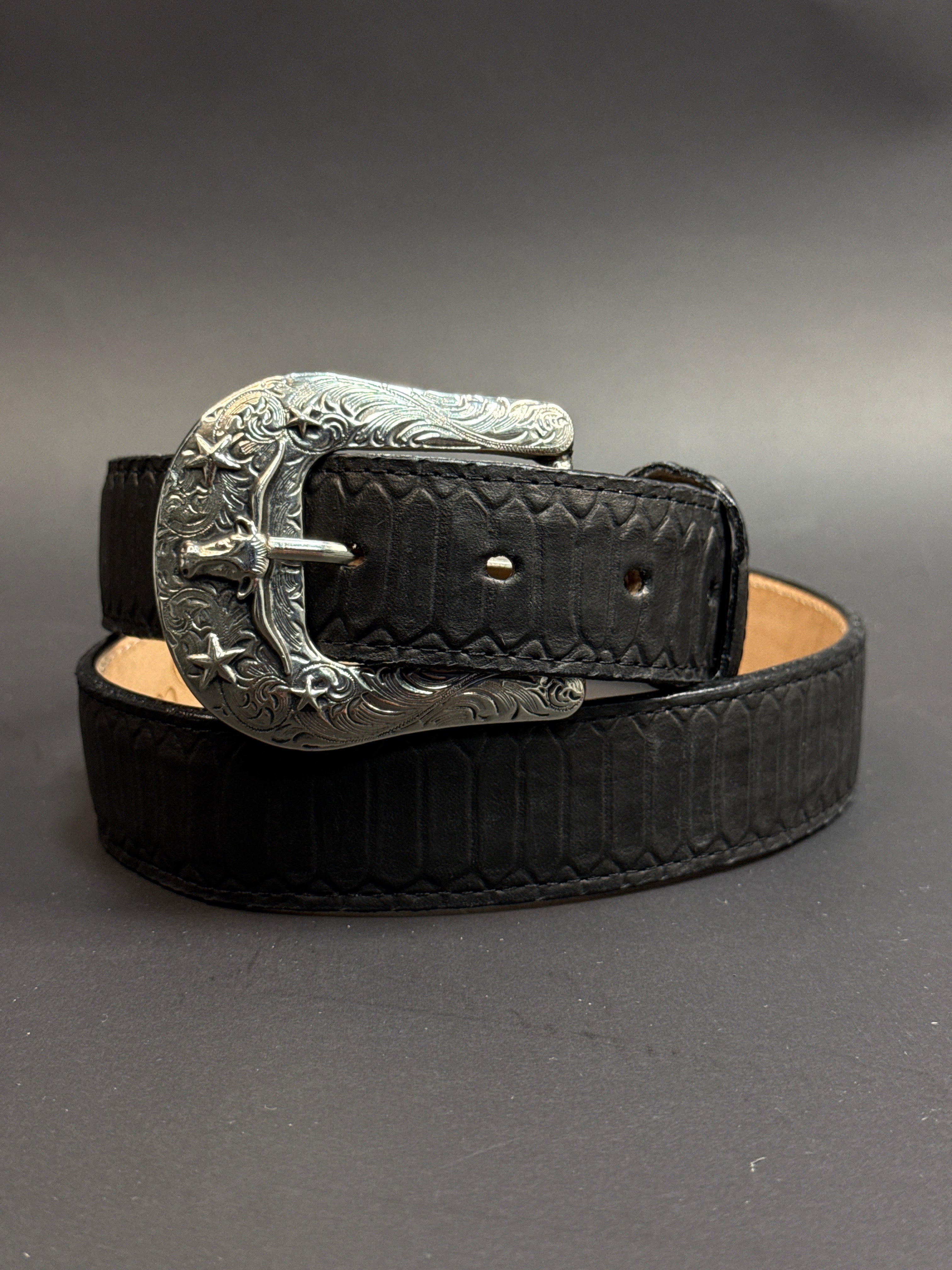 ROCKEM MEN PRINT RAYADO PYTHON BLACK BELT