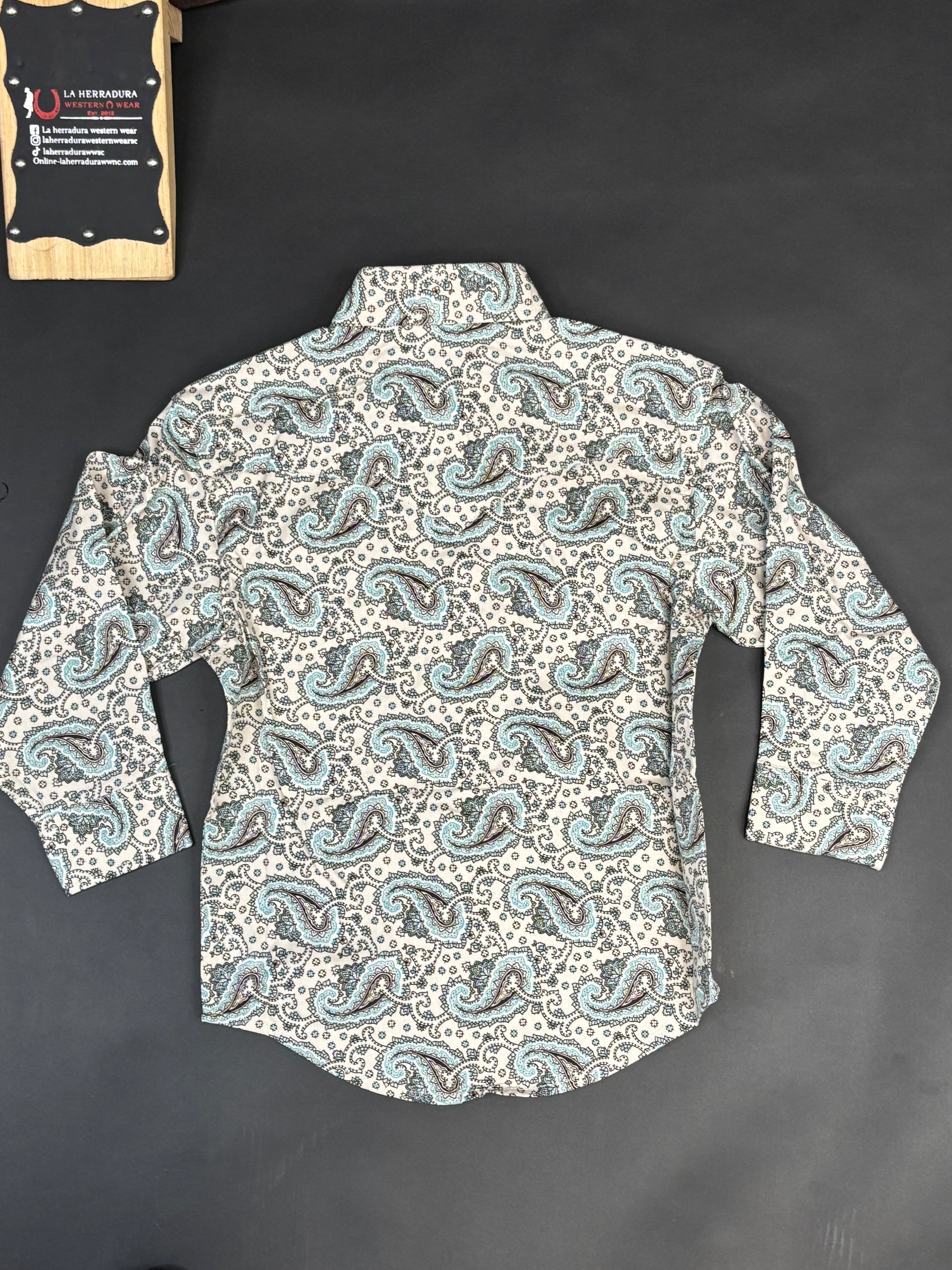 ROCK&ROLL BOYS NATURAL RR WOVEN LONG SLEEVE