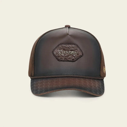 CAP CUADRA BROWN - ALLIGATOR PATCH CP005