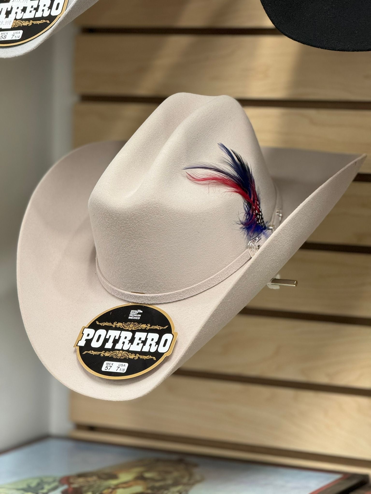 POTRERO SILVER BELLY FELT HAT 30X