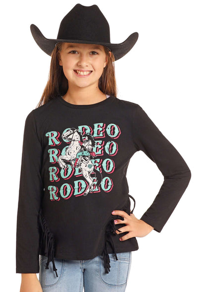 CAMISETA ROCK&ROLL GIRL NEGRA BG22T04984