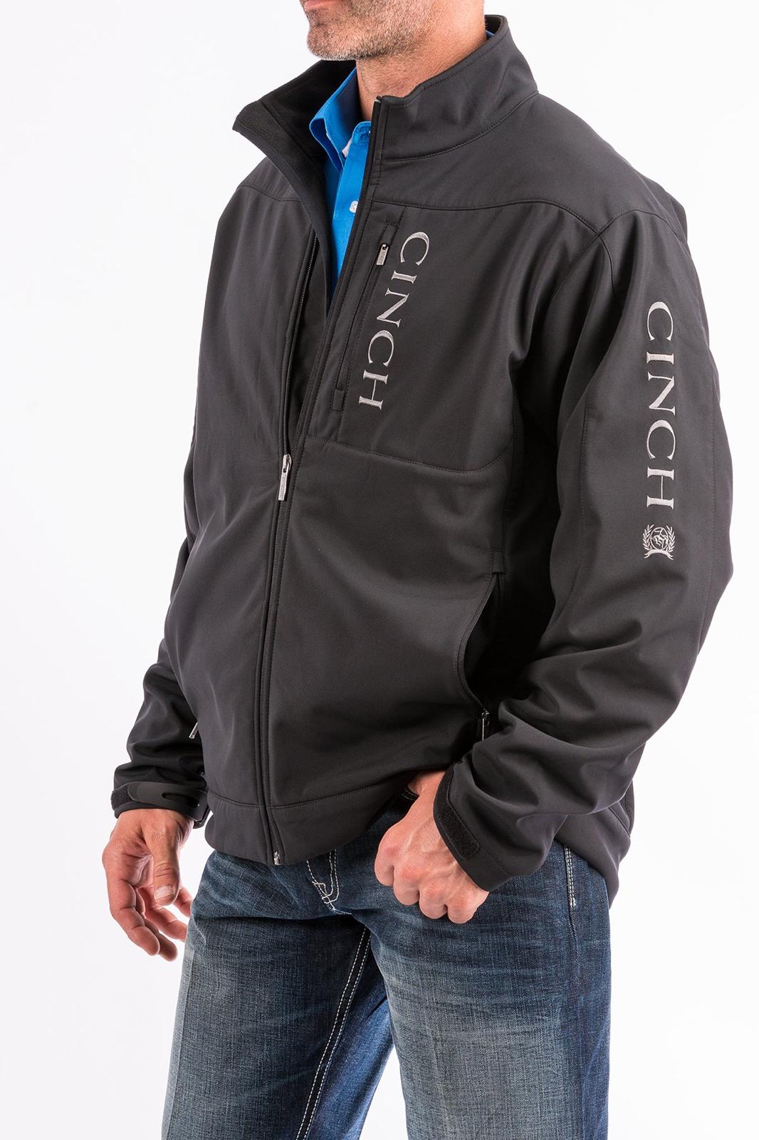 CINCH MENS BONDED CONCEALED CARRY JACKET- BLACK 4457