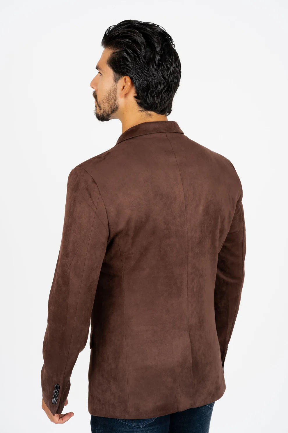 PLATINI CHOCOLATE BROWN GAMUZA SUEDE BLAZER BL28859