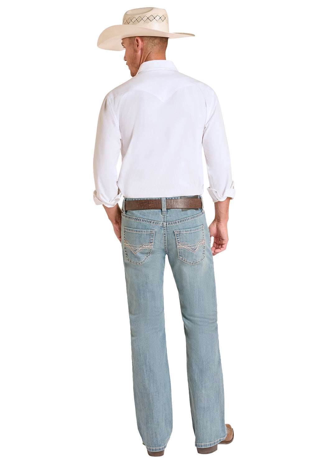 ROCK&ROLL MENS LIGHT VINTAGE STEP STITCH EMB PISTOL BM0PD09119