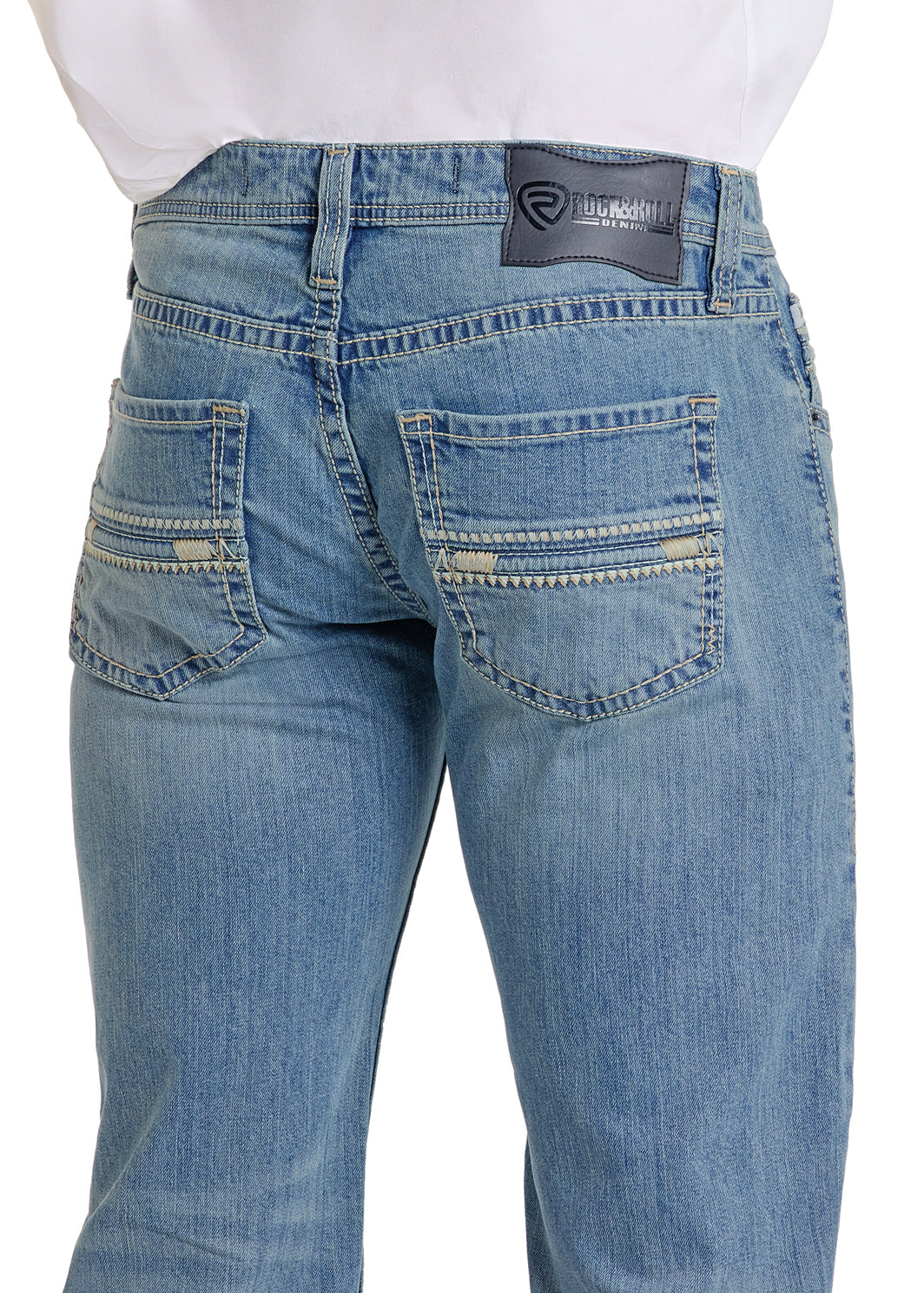 ROCK&ROLL MEN JEANS MEDIUM VINTAGE TEO TONE LADDER PISTOL BM0PD06695