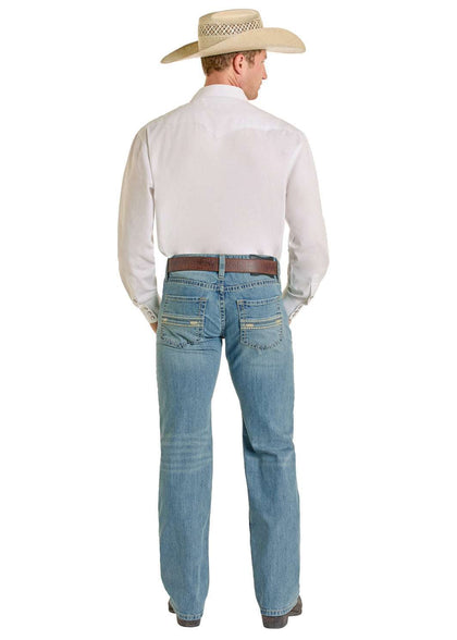 ROCK&ROLL MEN JEANS MEDIUM VINTAGE TEO TONE LADDER PISTOL BM0PD06695