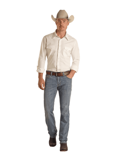 ROCK & ROLL REVOLVER STRAIGHT LIGHT VINTAGE REFLEX ROPE STITCH - BM1RD03115