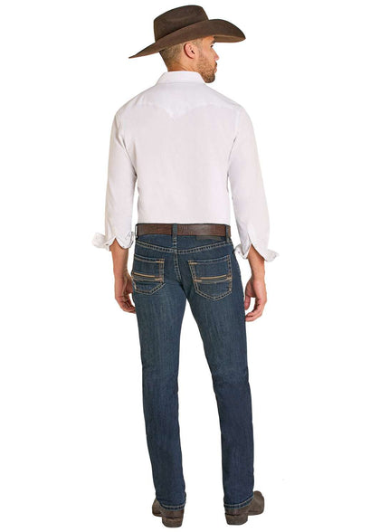 ROCK&ROLL MENS RIFLE SKINNY DARK VINTAJE BM2MD08026