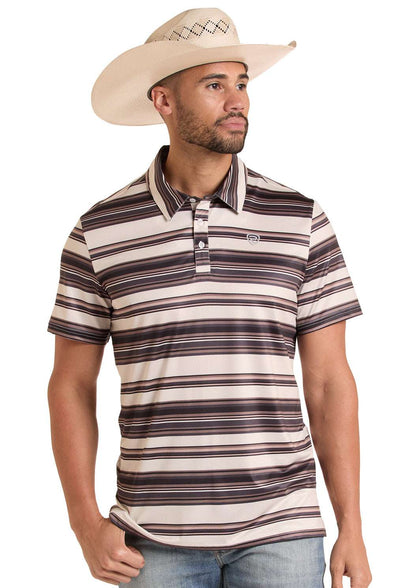 POLO DE HOMBRE ROCK & ROLL CON ESTAMPADO DE RAYAS BM51T08727