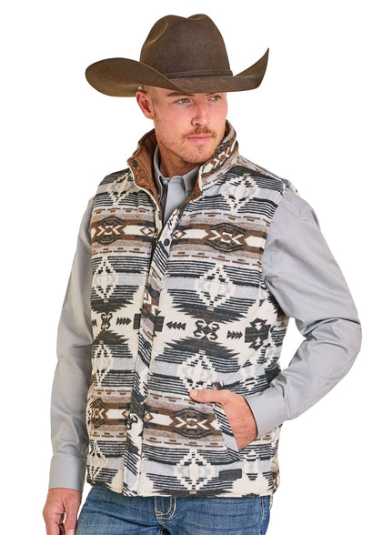 CHALECO REVERSIBLE AZTECA GRIS HOMBRE ROCK&ROLL BM98C06716