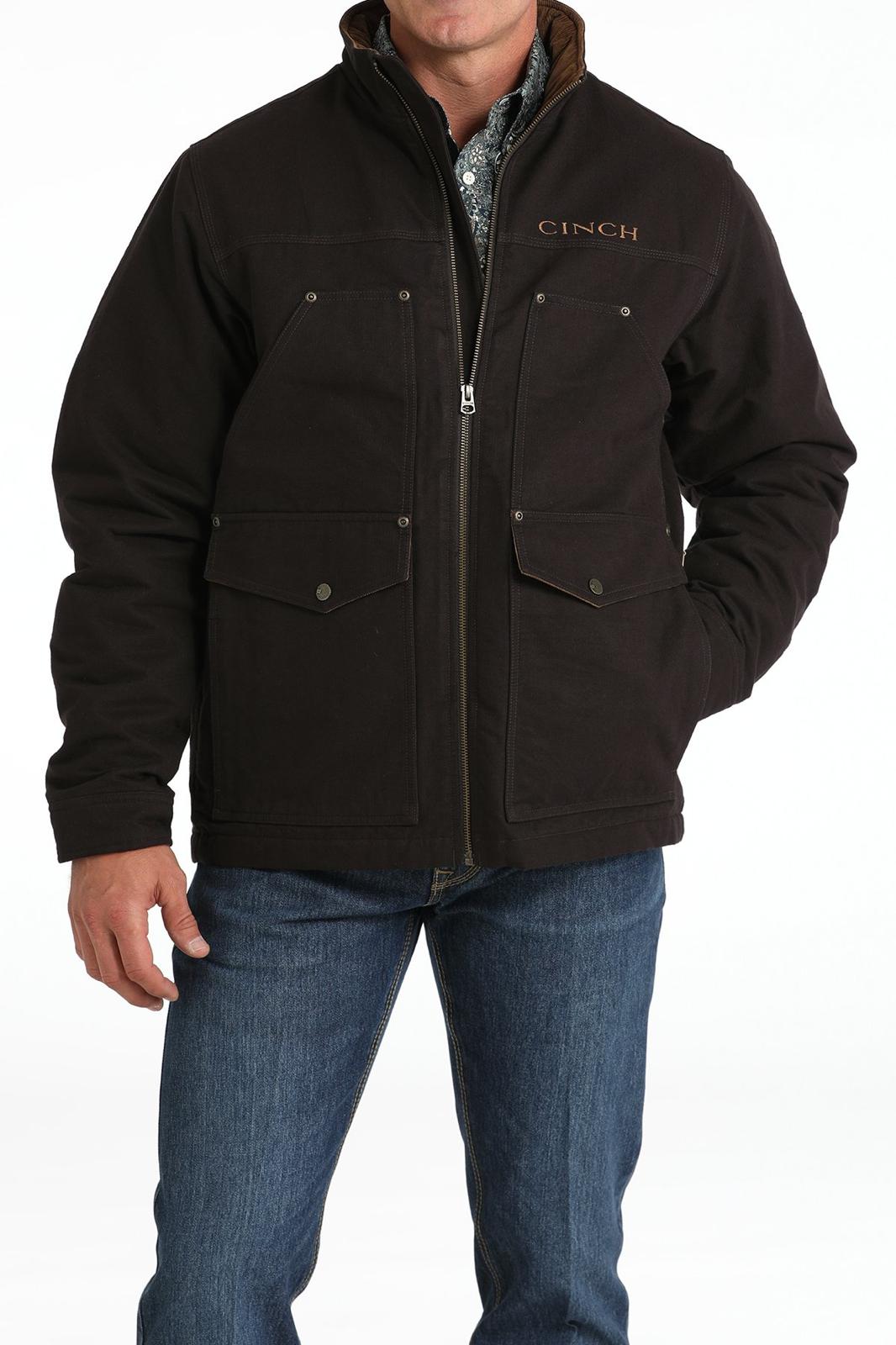 CINCH MENS CONCEALED CARRY JACKET- BROWN 8004