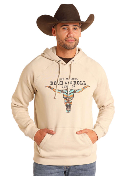 SUDADERA CON CAPUCHA ESTAMPADO ROCK&ROLL-BU94T05061