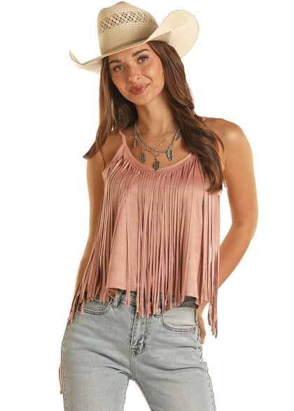 Rock And Roll Rose Camiseta sin mangas francesa BW20T03281