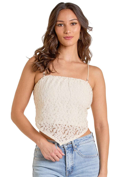 ROCK&ROLL CROP TOP BEIGE - BW20T06290
