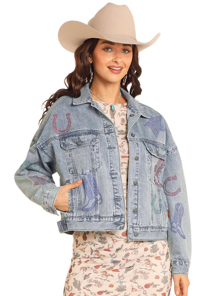ROCK&ROLL DENIM MUJER LAVADO CLARO BW92D03597