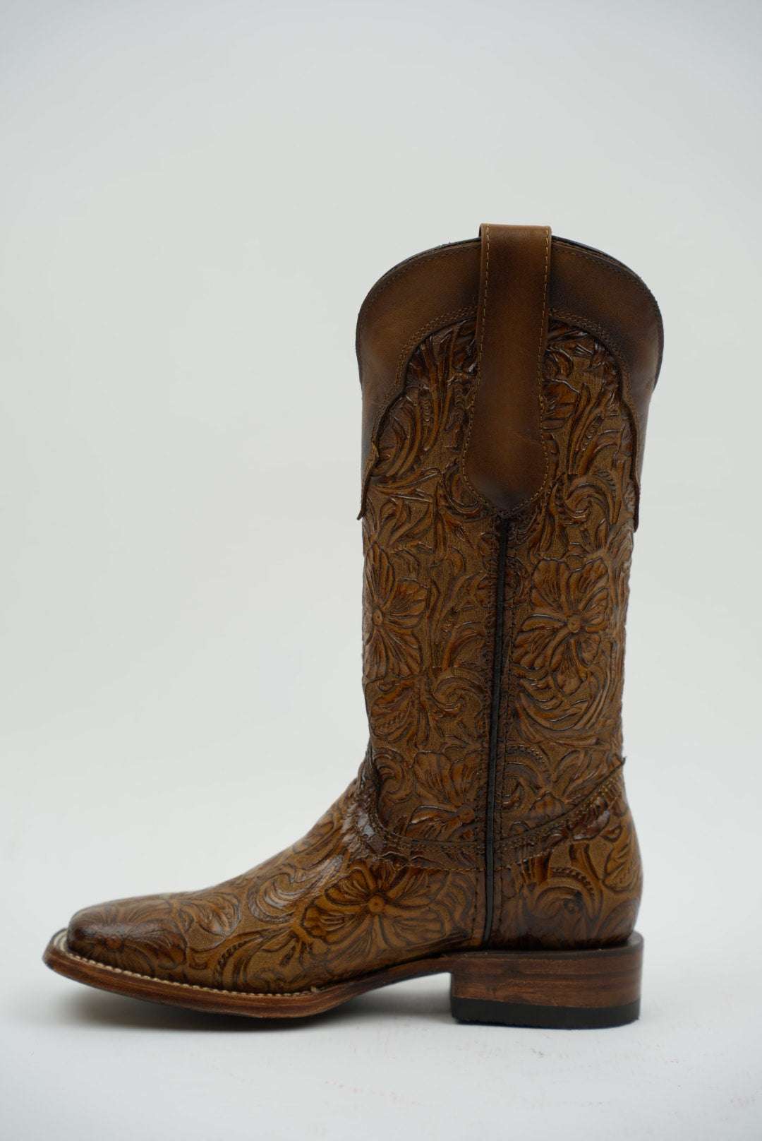 LA HERRADURA WOMEN MILA CINCELADO MIEL SQ TOE Laherradurawwnc.com