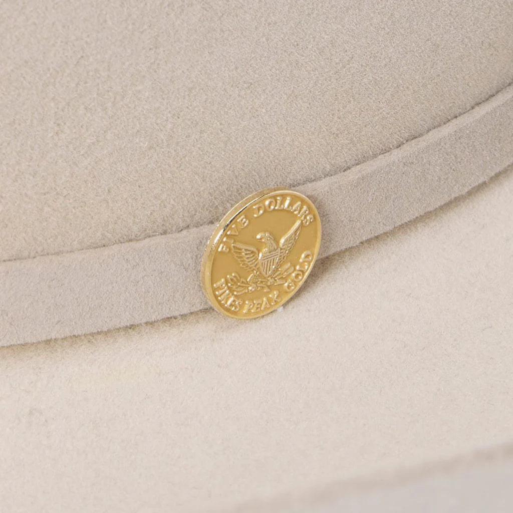 STETSON  100X THE GOLDEN EAGLE SILVERBELLY COPA ALTA PREMIUM FELT HAT