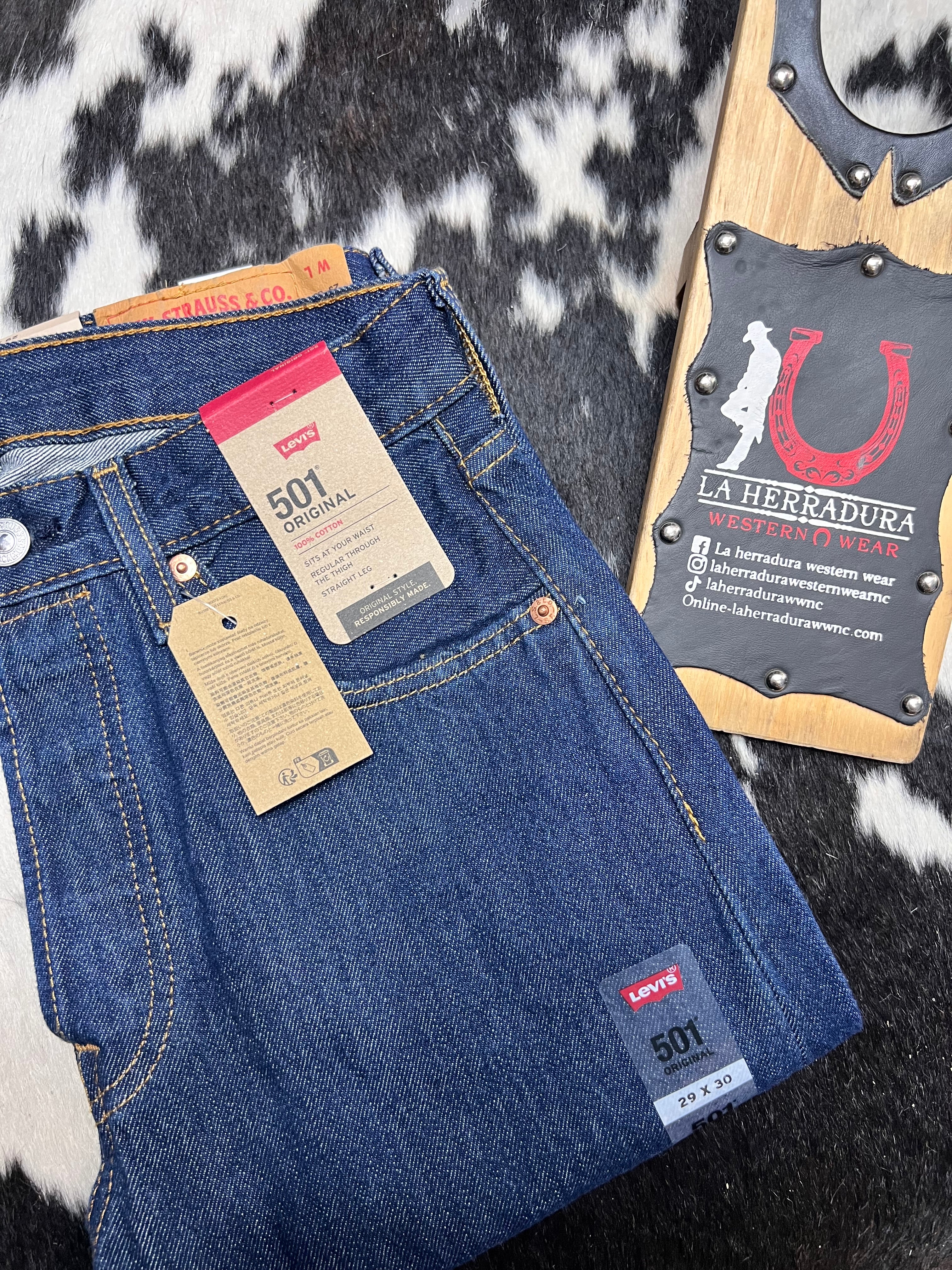 Levi’s 501 Original Straight Leg Jean- Denim