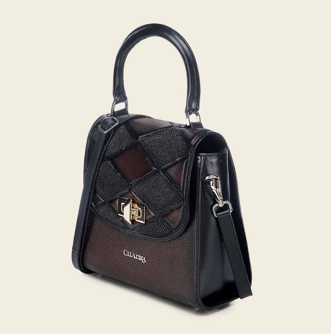 CUADRA WOMEN BAG MANTARRAYA NEGRO CHOCOLATE RES DU742