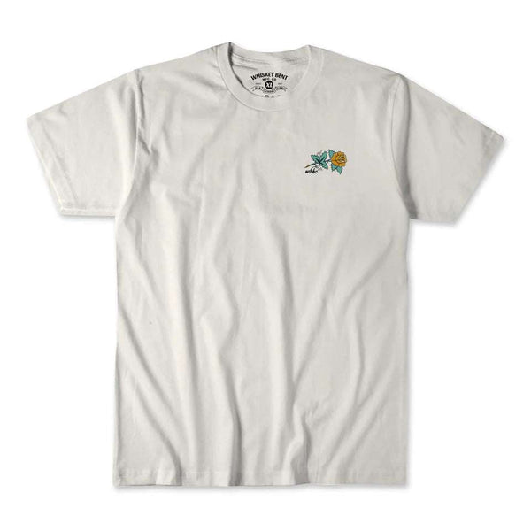 CAMISETA DE HOMBRE WHISKEY BENT MANGA CORTA BLANCA