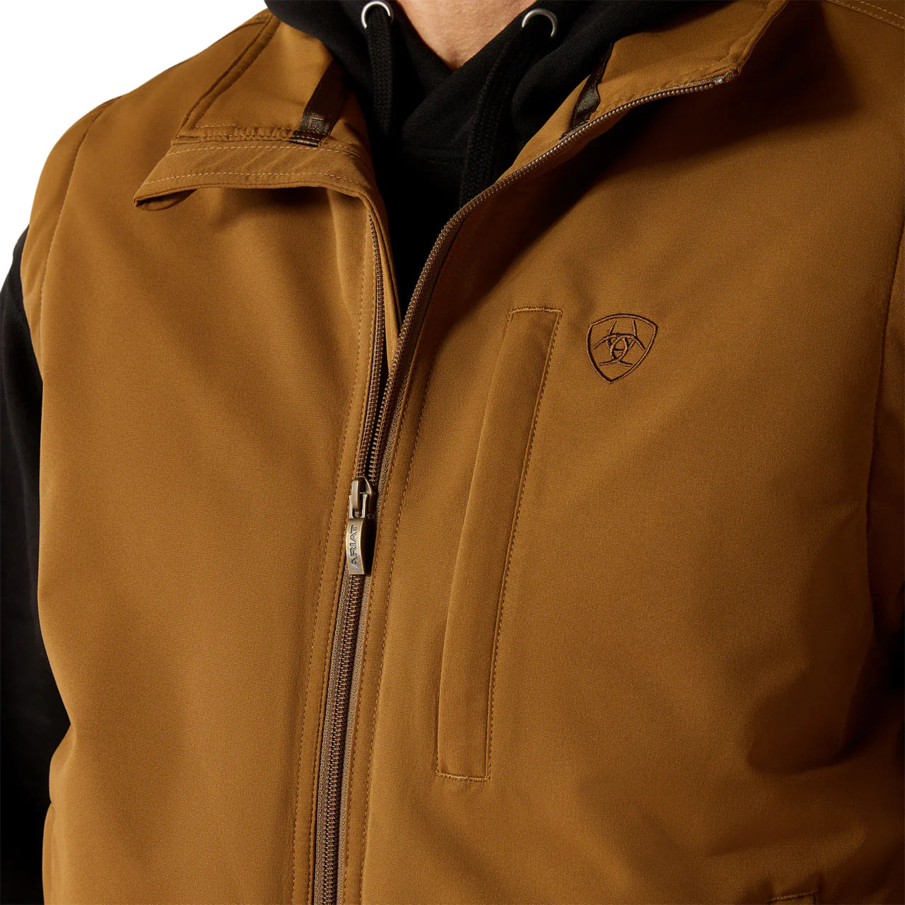 ARIAT MENS FIELD INSULATED VEST KHAKI 10062516