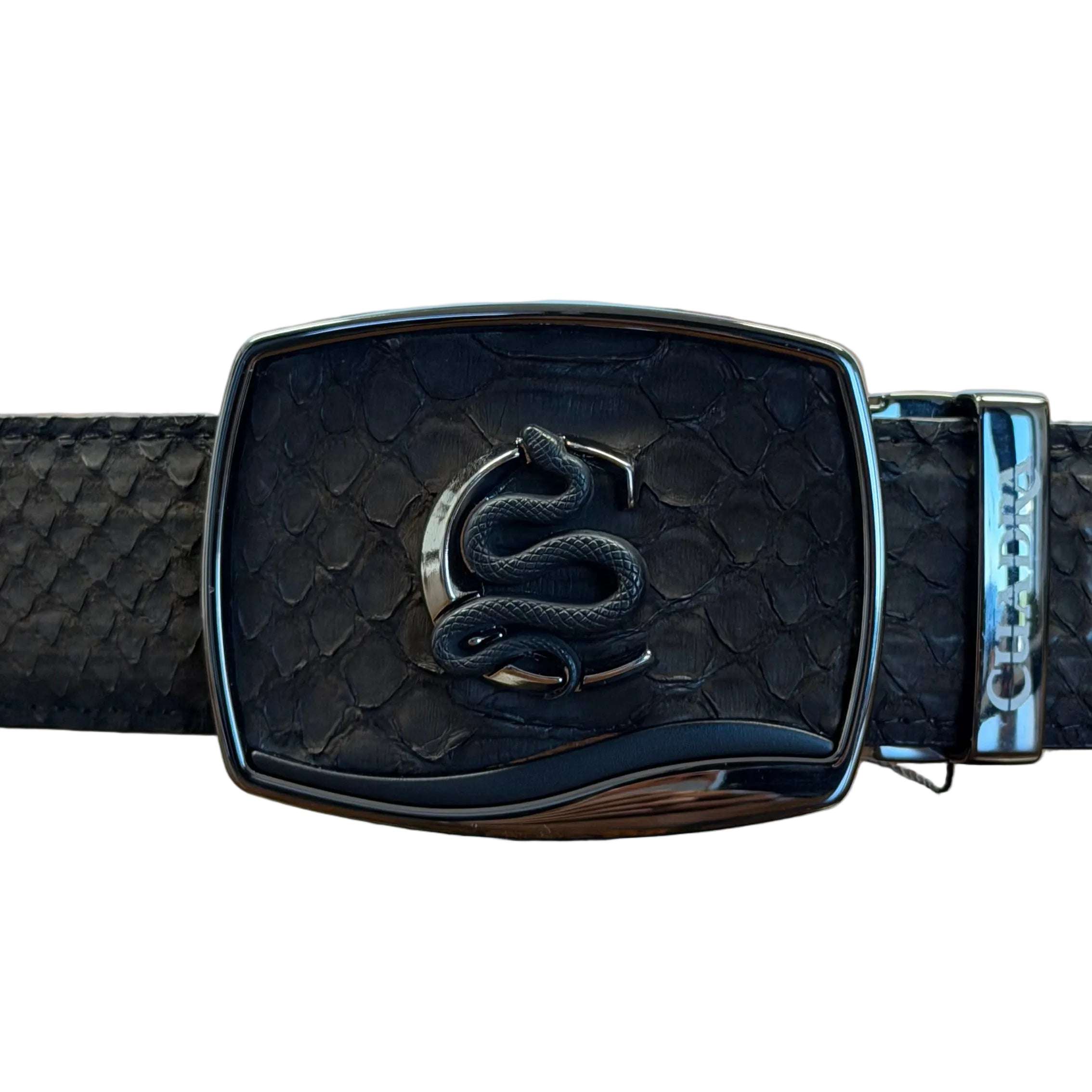 CUADRA MEN PYTHON BACK NUBUCK CAFE BELT BC484 Laherradurawwnc.com