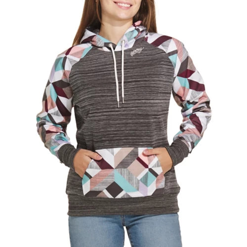 HOOEY WOMEN SUMMIT BROWN SPACE DYE HOODY HH1198R