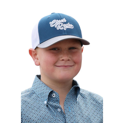 GORRA DE CAMIONERO AZUL/GRIS CINCH CON MALLA TRANSPIRABLE – CIERRE AJUSTABLE – MCC0606044