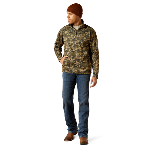 Ariat Caldwell Logo Sweater Green Camo - 3017