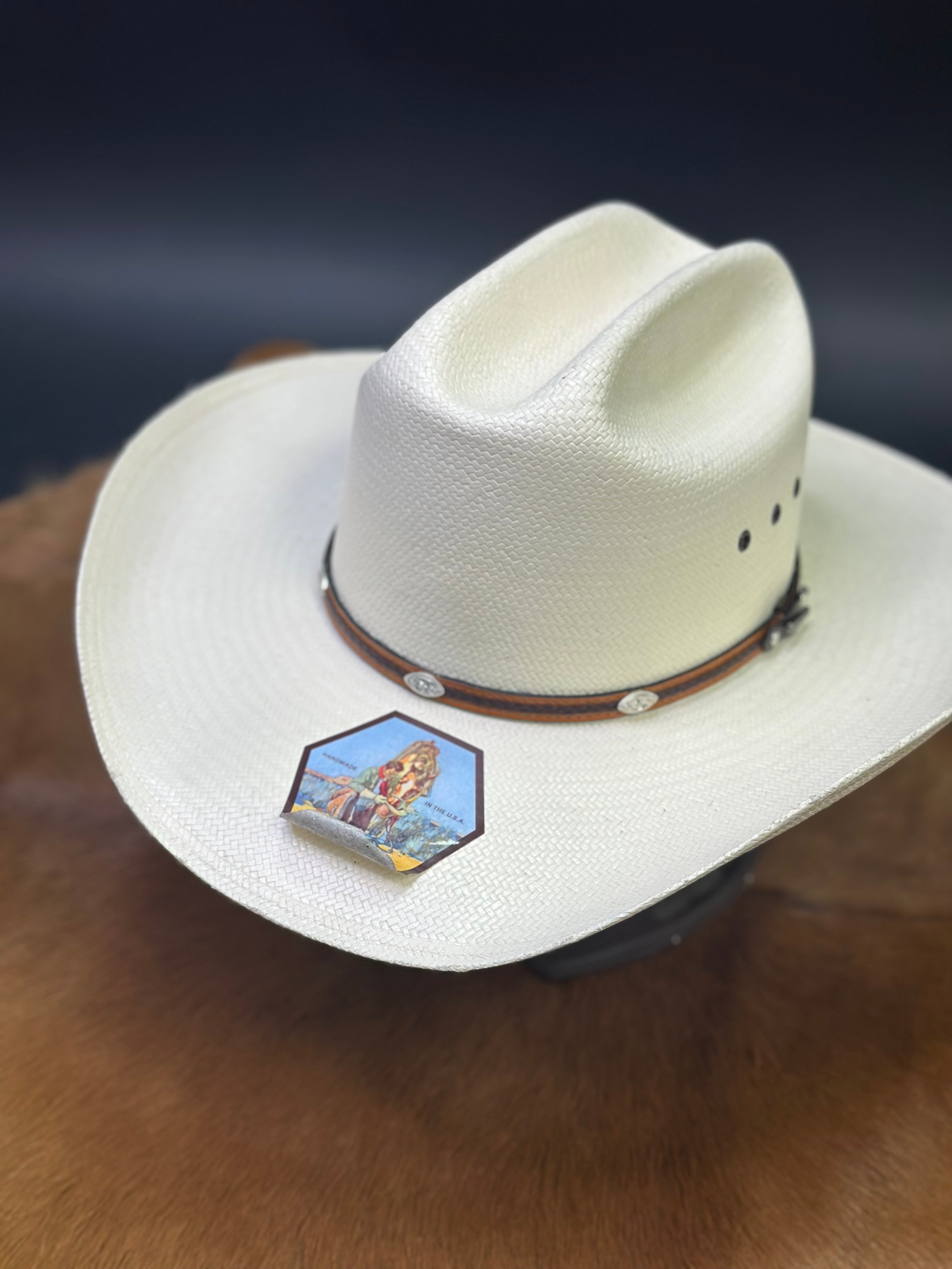 STETSON NATURAL ALAMO 10X STRAW HAT