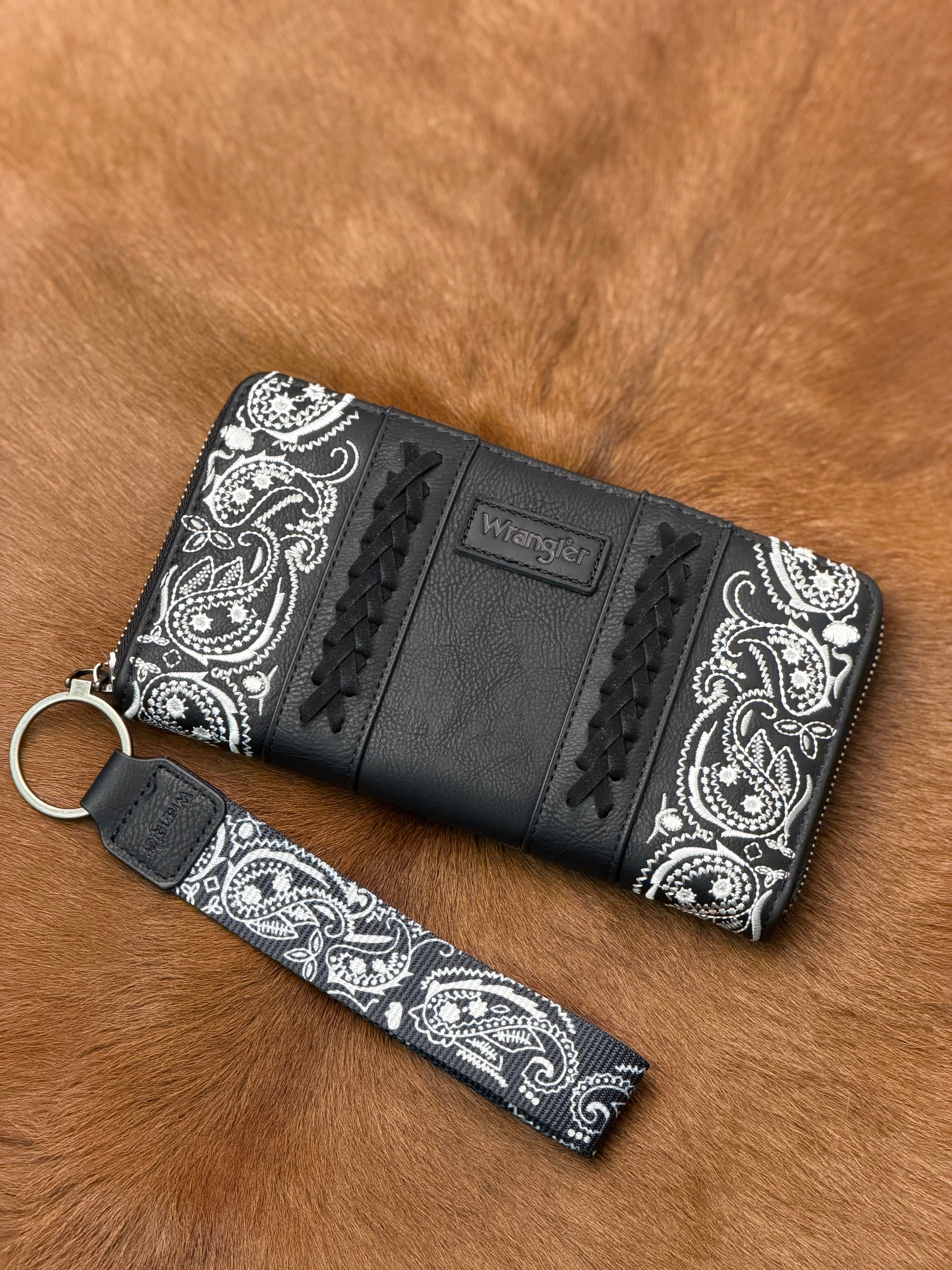 WRANGLER HAND HELD BAG BLACK W115BK