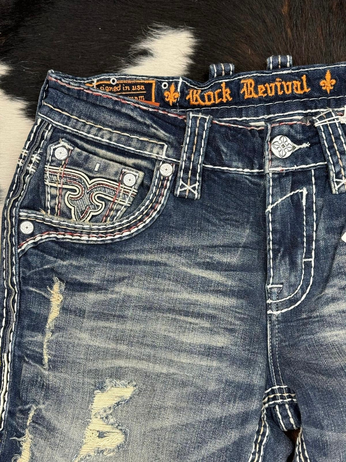 Rock Revival Mens Jeans Remi Straight