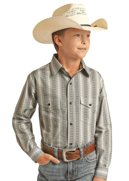 CAMISA AZTEC DE PANHANDLE PLATA PSBSOSRZ61