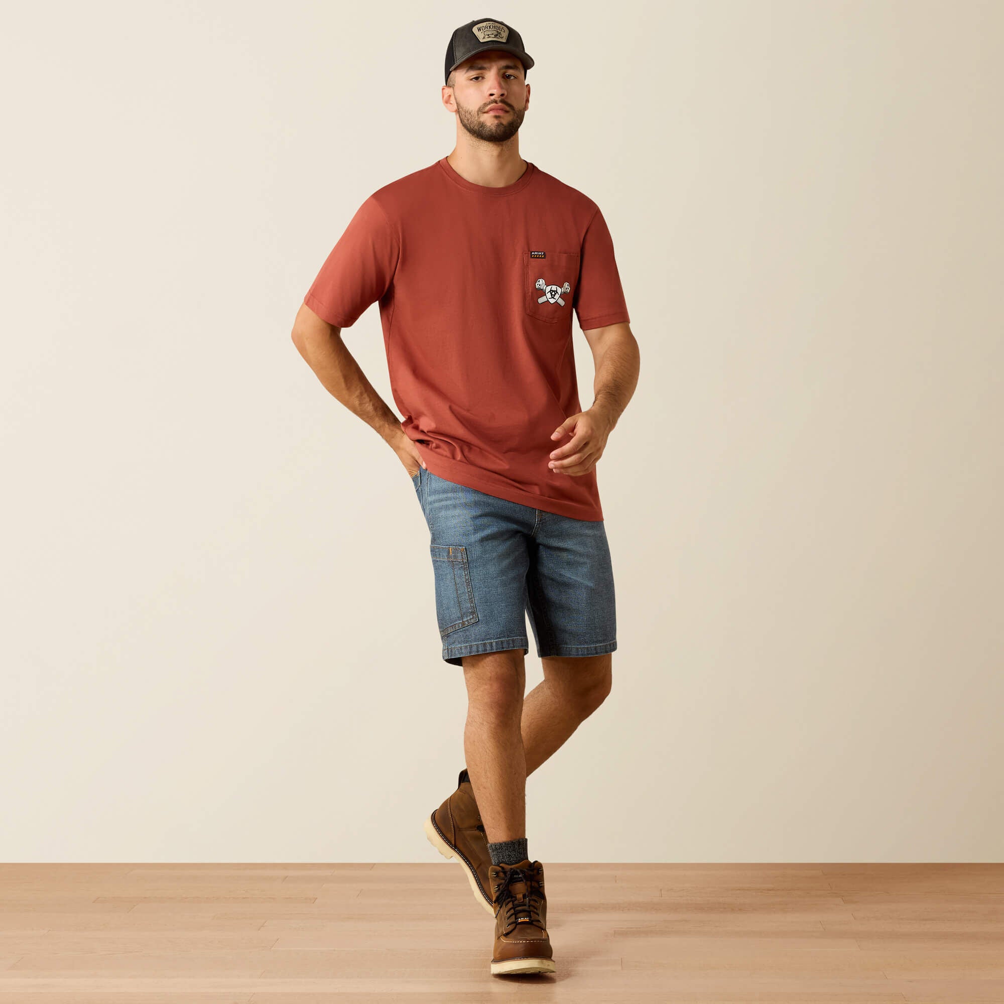 ARIAT MENS SHIRT BRANDY SNIFTER 10071369