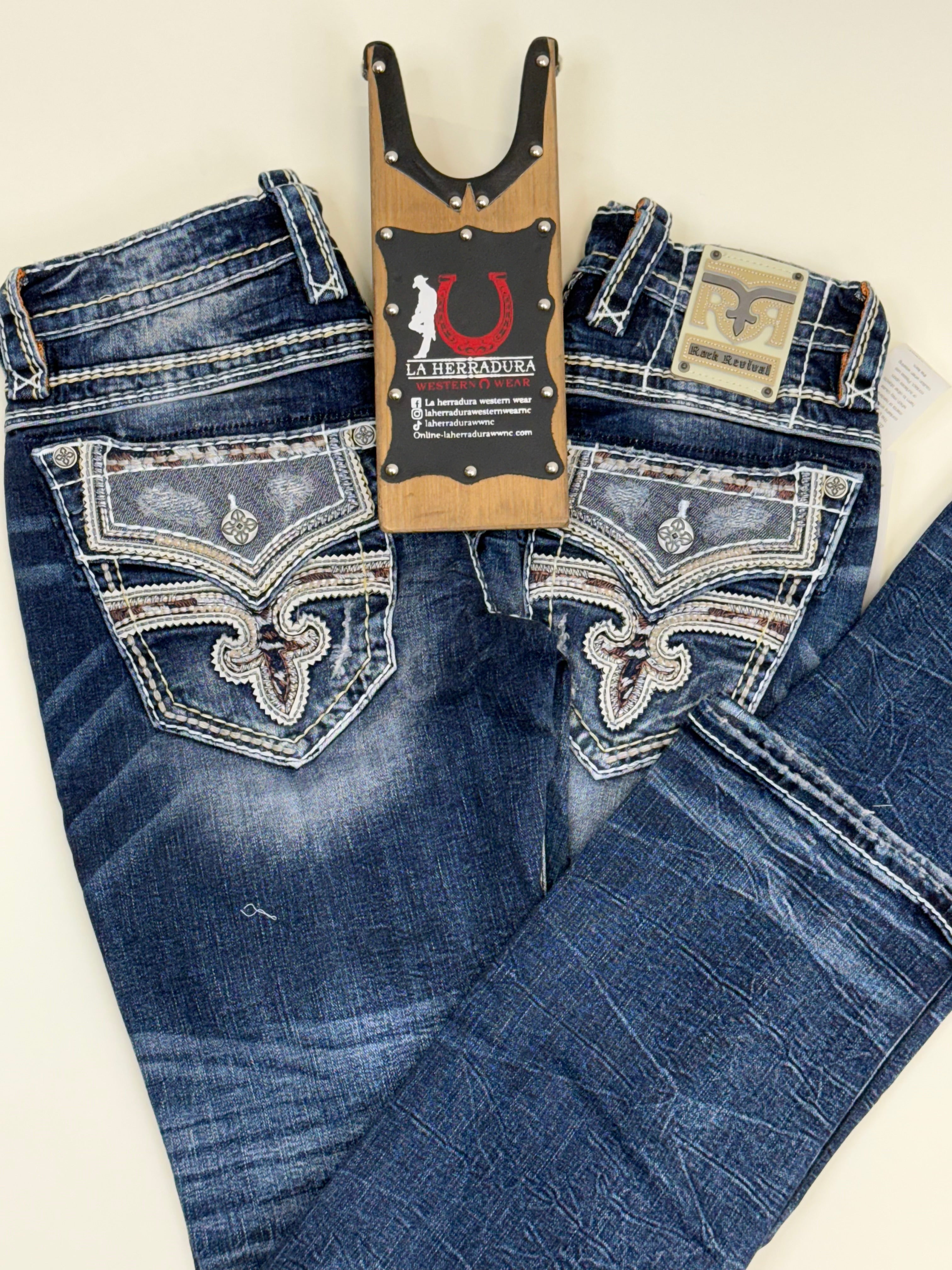 ROCKREVIVAL JARED STRAIGHT JEANS