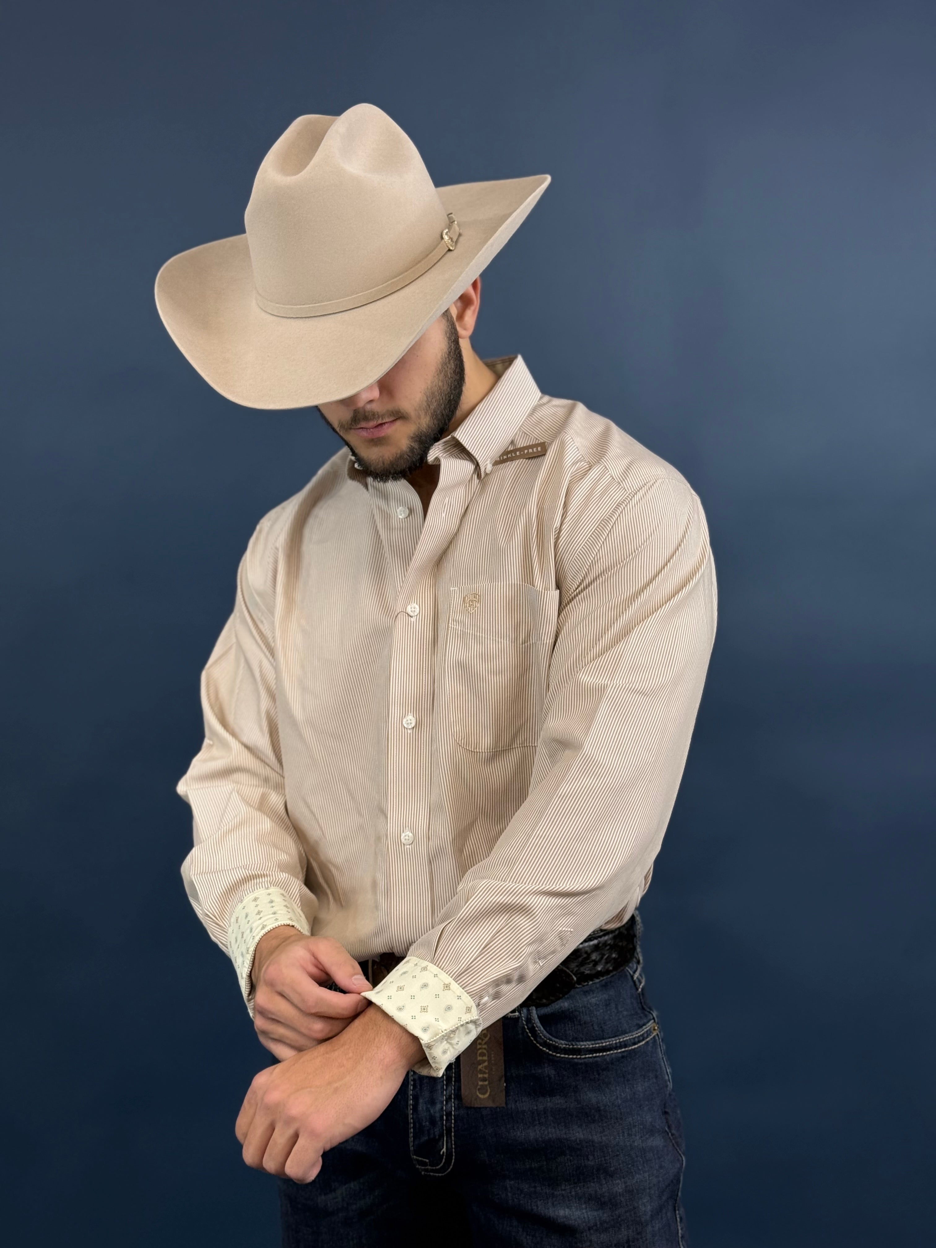 ARIAT CLASSIC WT GRAYSEN GOLD LONG SLEEVE SHIRT