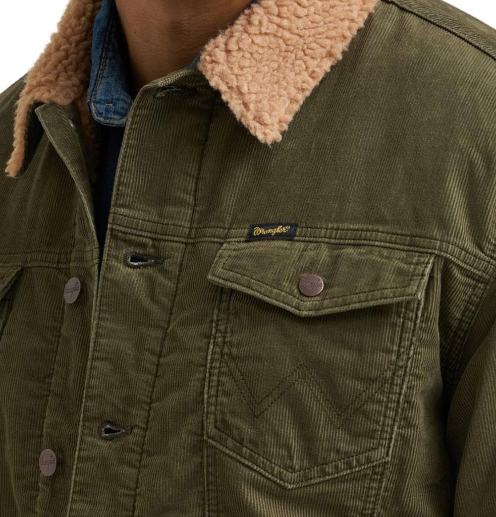 WRANGLER MENS OLIVE-NIGHT JACKET - 112382098