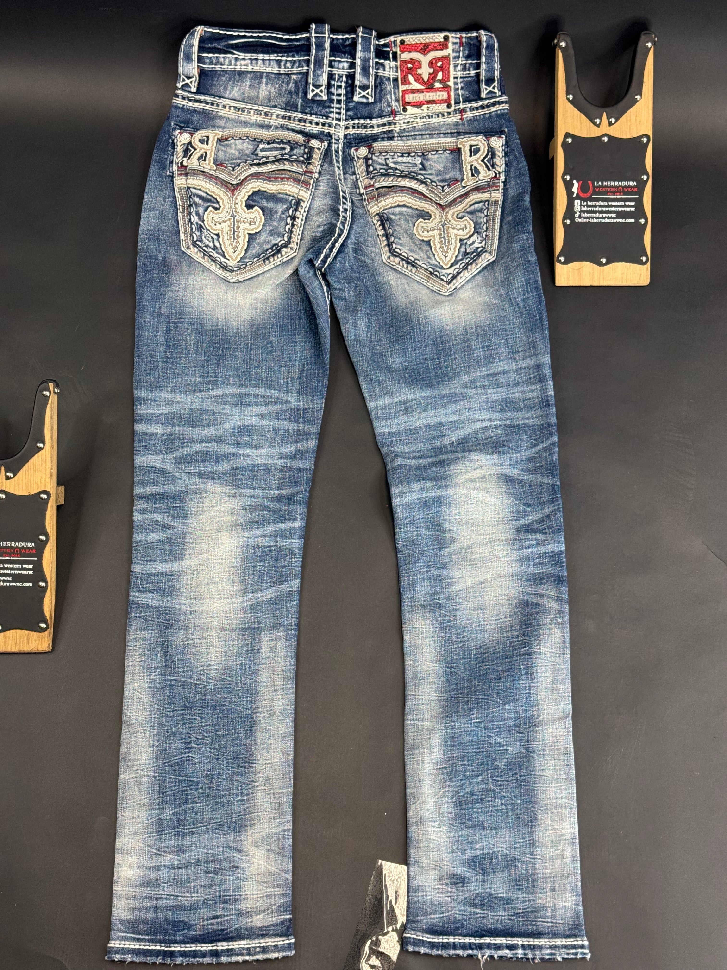 ROCK REVIVAL JAKUB STRAIGHT MENS JEANS