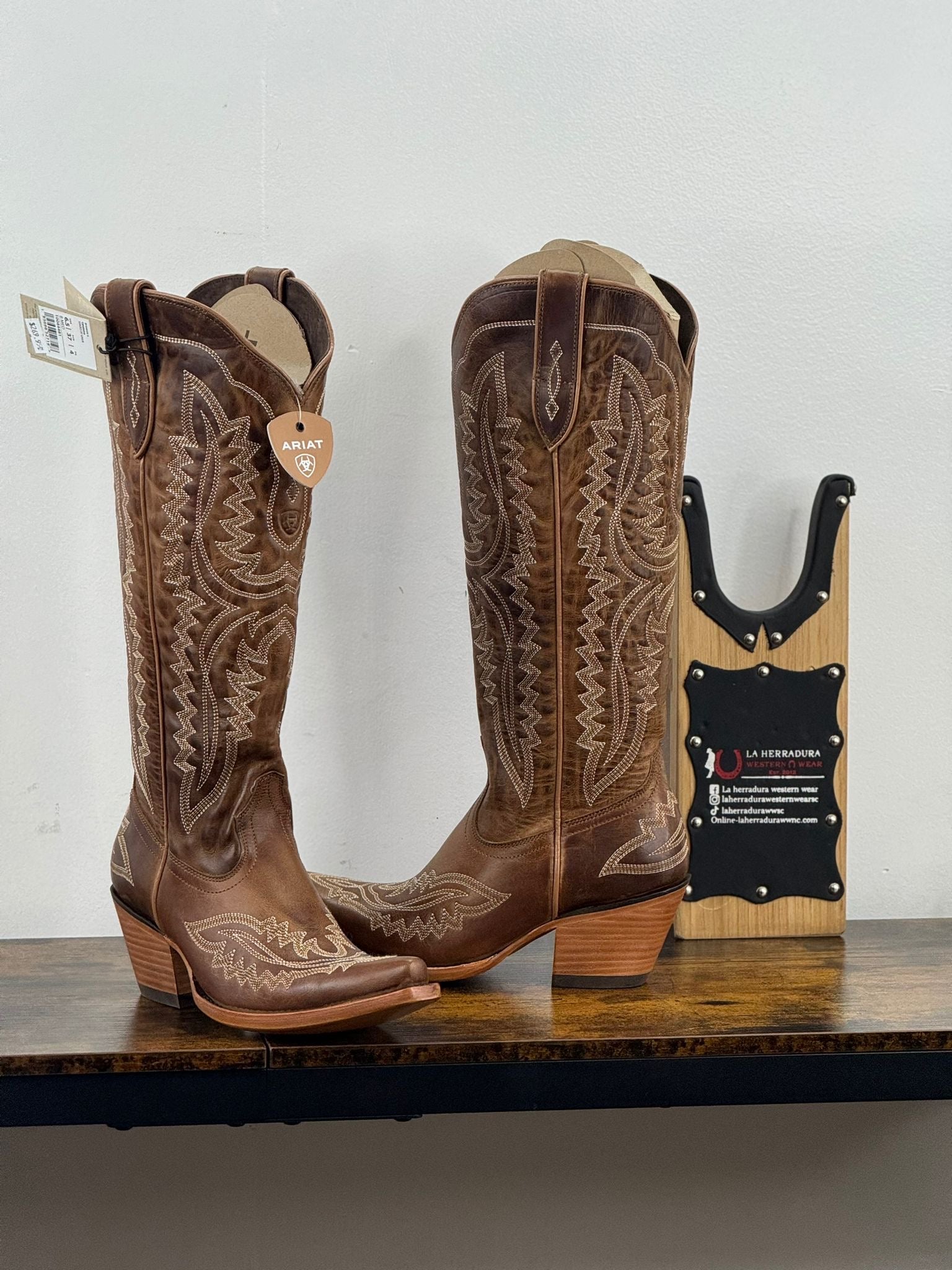 WOMENS ARIAT CASANOVA SHADES OF GRAIN TALL BOOT 4481