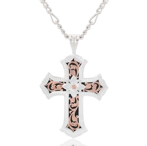 Collar con cruz de filigrana Montana Silversmith