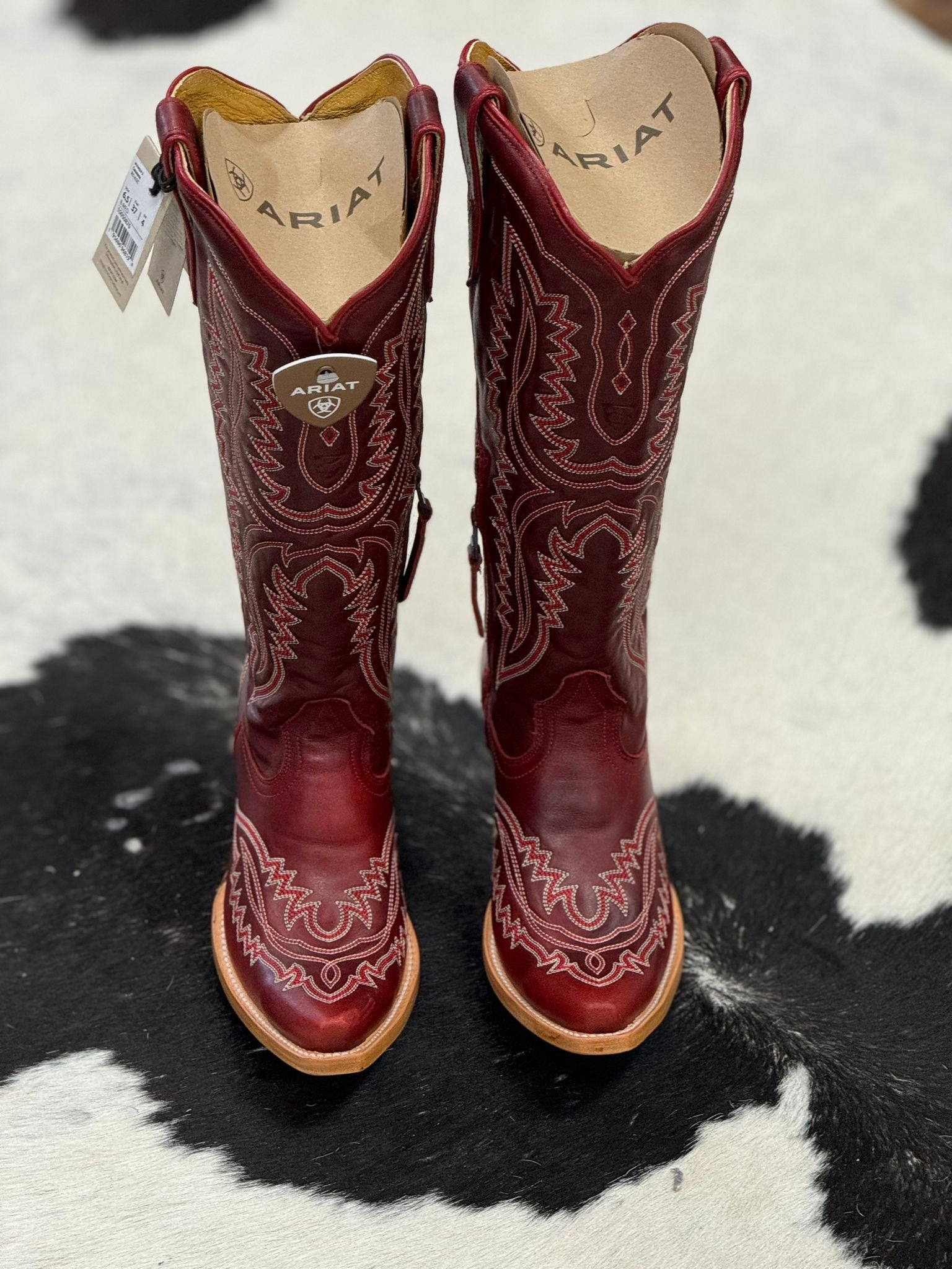 WOMENS ARIAT CASANOVA RED ALERT TALL BOOT