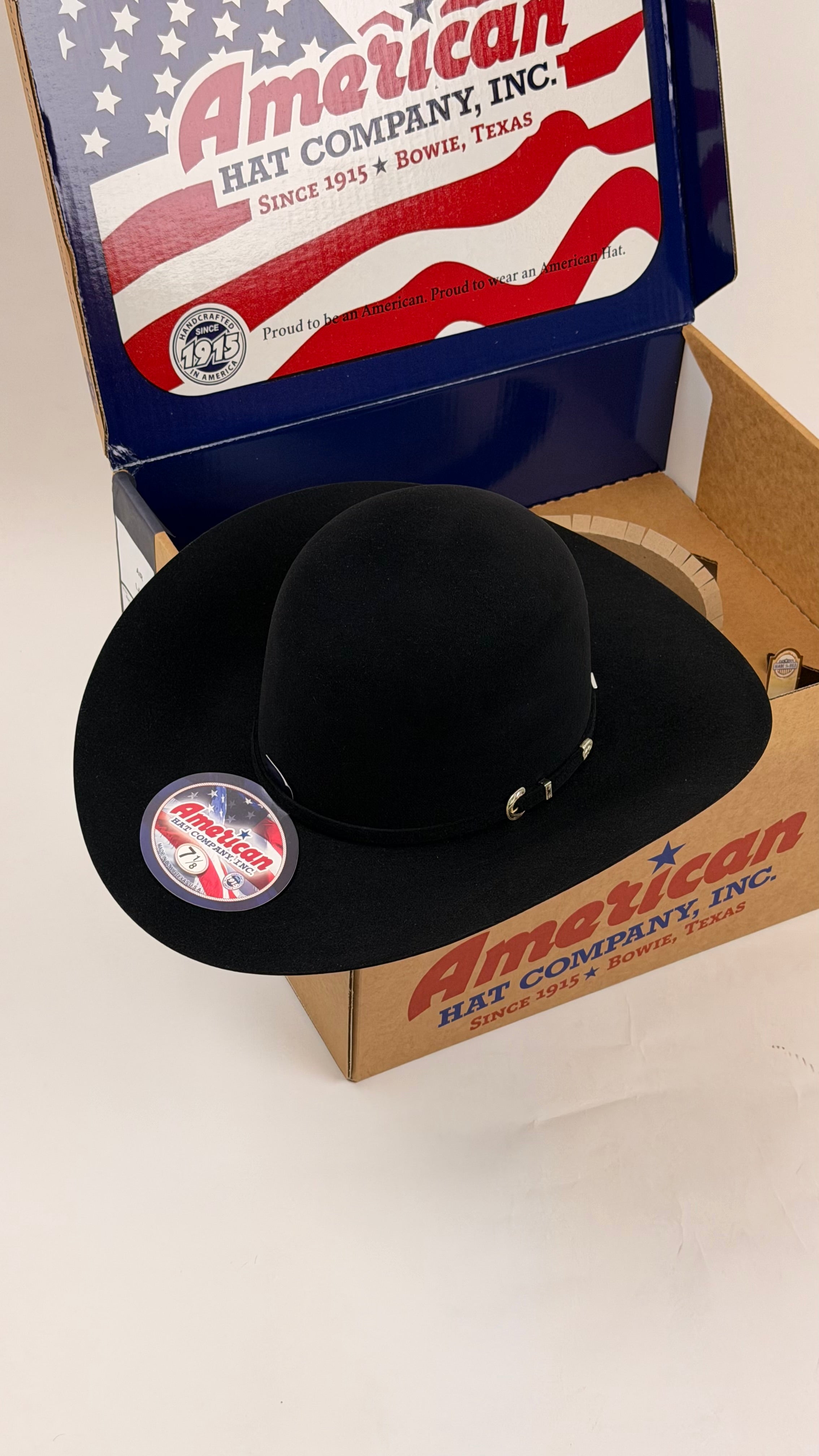 Sombrero de fieltro americano 500X negro