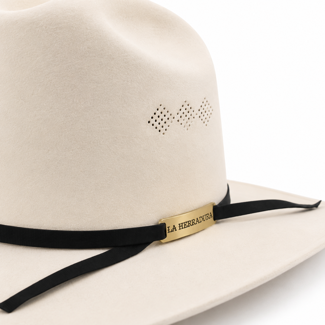 LA HERRADURA 5000X JOHNSON COPA ALTA BRIM 3 1/2 NATURAL ESTILO SINALOA